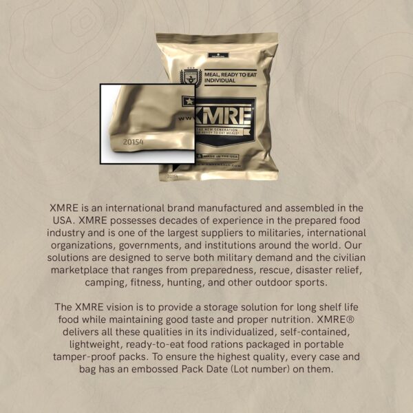 XMRE 1300XT MRE Meals 2022 Bulk | Military Grade | For Survi...