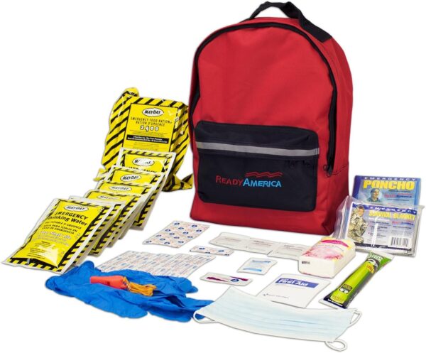 Ready America 70180 72 Hour Emergency Kit, 1-Person, 3-Day B...