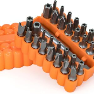 Mutt Tools 33pc Security Bit Set – Includes Security Torx, M...