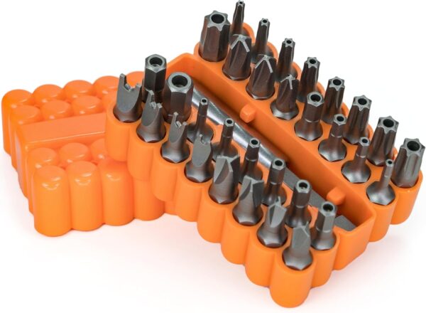 Mutt Tools 33pc Security Bit Set – Includes Security Torx, M...