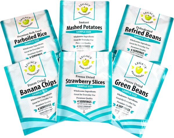 Legacy Food Storage Side Dishes, Emergency Food Supply, 6 Si...