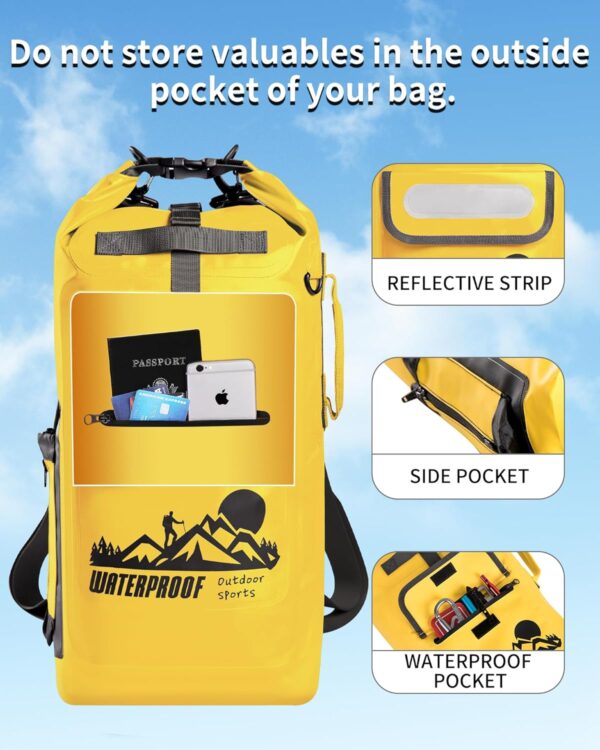 IDRYBAG Dry Bag Backpack 20L/30L/40L, Waterproof Floating Dr...