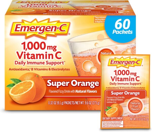 Emergen-C 1000mg Vitamin C Powder for Daily Immune Support C...