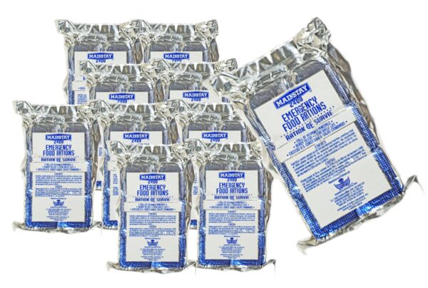 Mainstay Emergency Food Bars 2400 Calorie Ration Pack of 10 ...