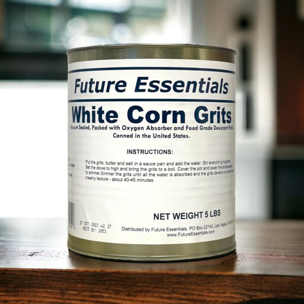 White Corn Grits | 5 lbs of White Corn Grits for Disaster Pr...