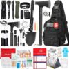 Survival Kit, 262Pcs Survival Gear and Supplies with First A...