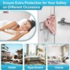 Metal Portable Door Lock for Travel Hotel Room Safety - Hote...