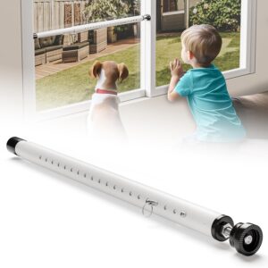 Sliding Door Security Bar,17-50 inch Adjustable Window Secur...