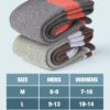 Wool Hiking Socks for Men - Women Lightweight Crew Merino Wo...