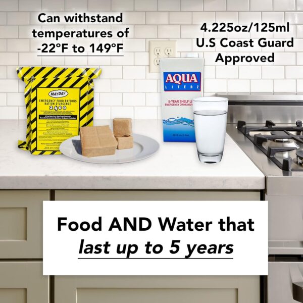 Ready America 70380 72 Hour Emergency Kit, 4-Person, 3-Day B...