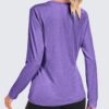 PINSPARK Long Sleeve Workout Tops for Women Crewneck Yoga Sh...