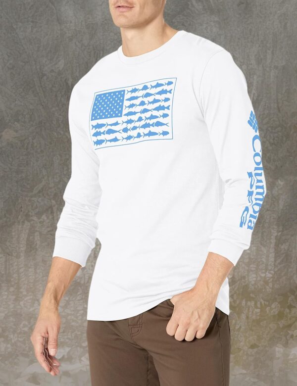 Columbia Men's Long Sleeve Tee Shirt Outdoors Fishing Campin...