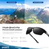 suoso Polarized Sports Sunglasses for Men: UV400 Protection ...