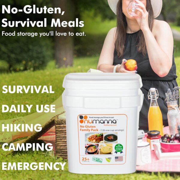 Numanna No-Gluten Family Pack 126 Servings Breakfast, Lunch,...