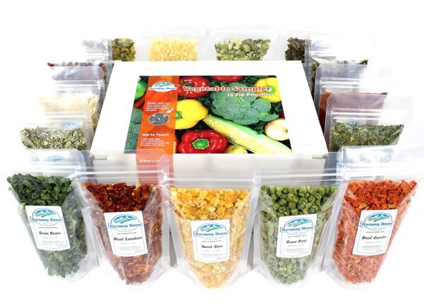 Harmony House Dehydrated Vegetable Sampler – 15 Count Variet...