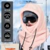 Balaclava Winter Ski Mask for Men Women, Fleece Face Mask Wo...