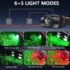 Headlamp Rechargeable, 2000 Lumen Ultra-Light LED Headlight ...