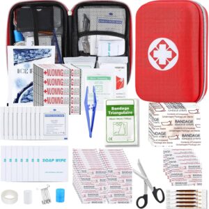 276PCS First Aid Kit Home Car Camping Hiking Emergency Suppl...