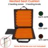 Heated Seat Cushion, 13IN Portable Heated Stadium Seat【No Po...