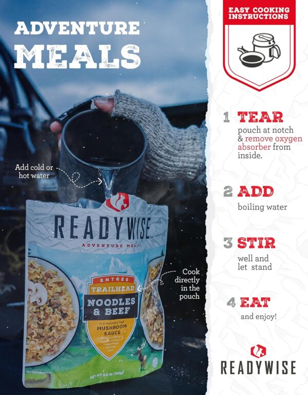 READYWISE - Adventure Meal, Spicy Asian Style Noodles, 2 Ser...