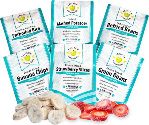 Legacy Food Storage Side Dishes, Emergency Food Supply, 6 Si...