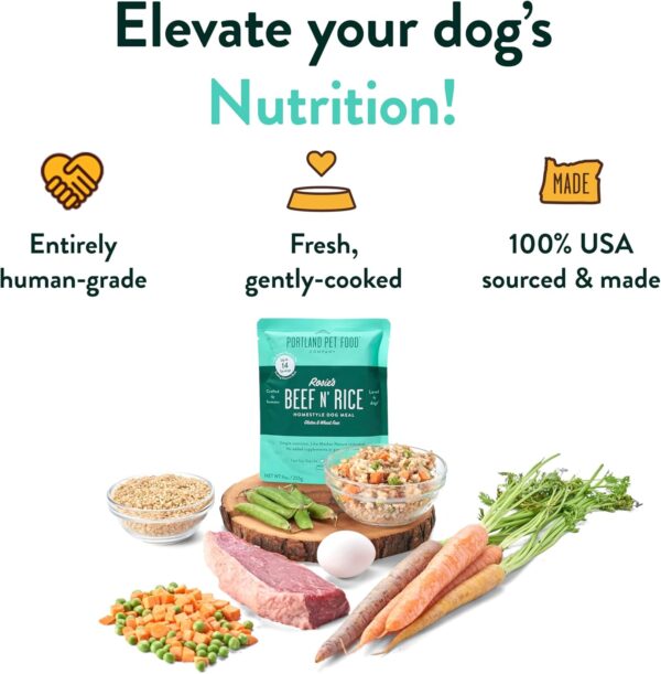 Portland Pet Food Company Mixed Wet Dog Food Pouches Variety...