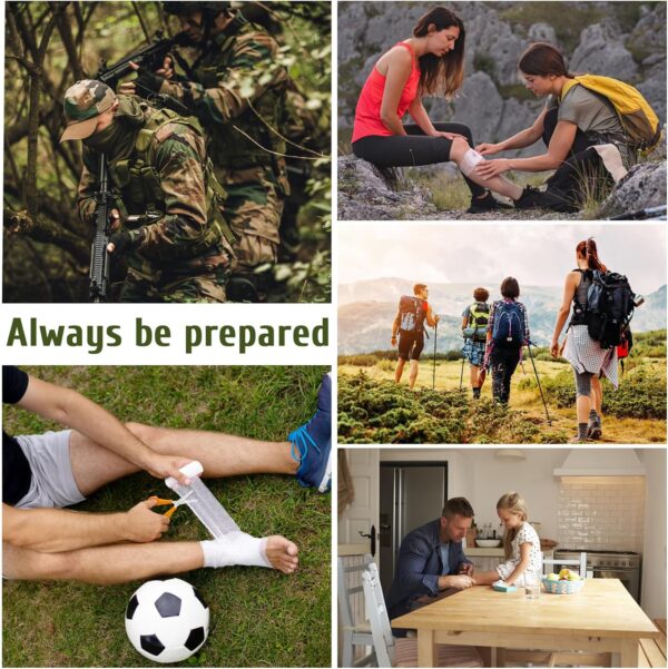 170 PCS Survival Kits, Survival First Aid Kit/Trauma Kit wit...