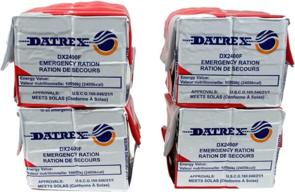 Emergency Food Ration Bars for Disaster or Survival, 2400 Ca...