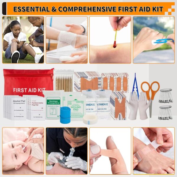 Survival Kit, Gifts for Men Women Teen Boys, 252 pcs Surviva...