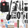 170 PCS Survival Kits, Survival First Aid Kit/Trauma Kit wit...