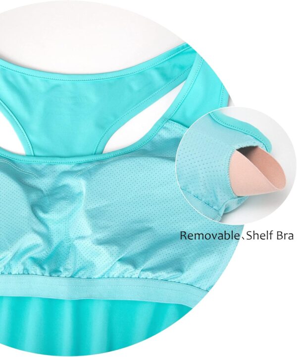 Kimmery Workout Tank Tops for Women with Built in Bra Lightw...