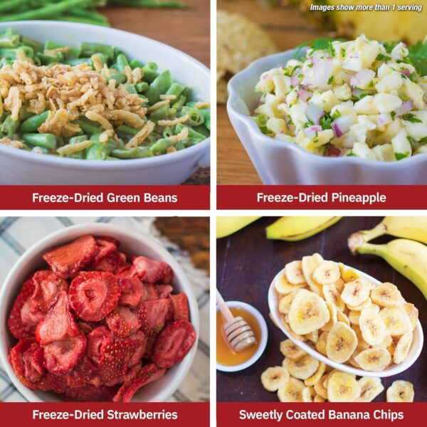 4Patriots Fruit, Veggie & Snack Emergency Food Supply: Desig...