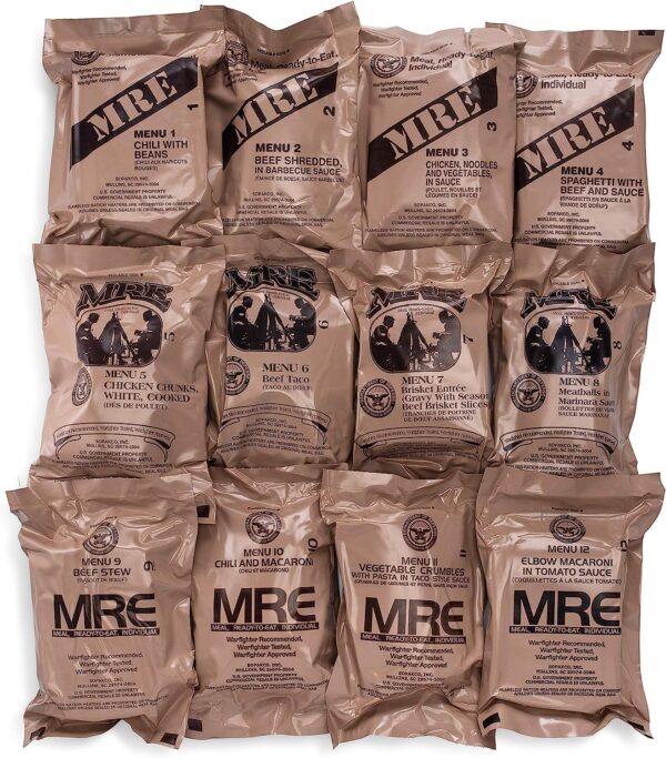 2026 Inspection Dated MRE Case – Authentic Military MRE Rand...