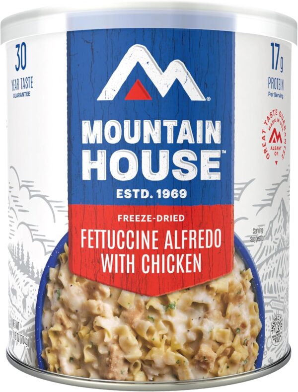 Mountain House Fettuccine Alfredo with Chicken #10 Can | Fre...