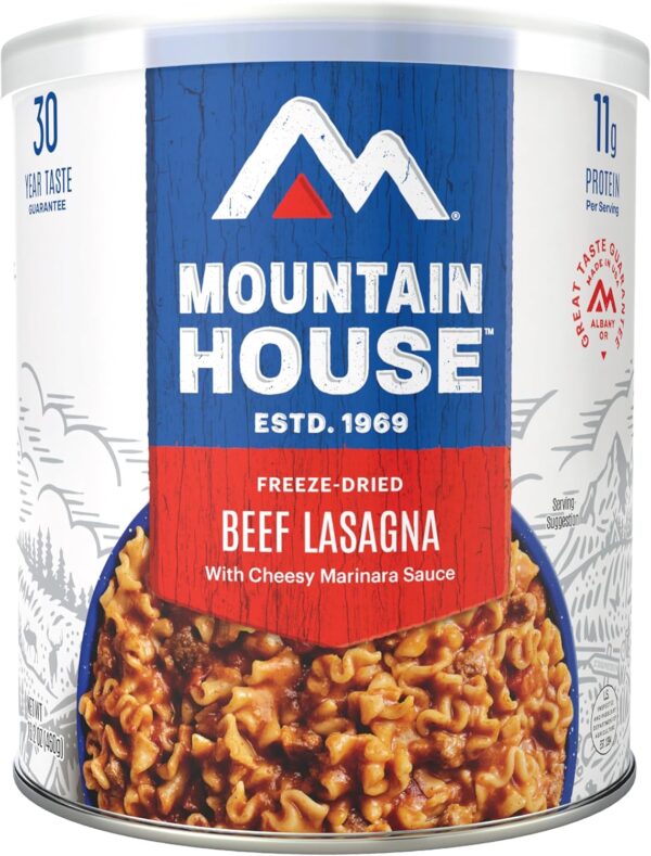 Mountain House Lasagna with Meat Sauce | Freeze Dried Surviv...