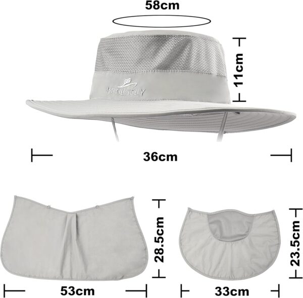 Fishing Hat,Sun Cap with UPF 50+ Sun Protection and Neck Fla...