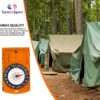TurnOnSport Orienteering Compass - Advanced Scout Compass fo...