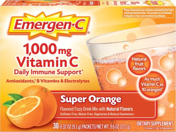 Emergen-C 1000mg Vitamin C Powder for Daily Immune Support C...
