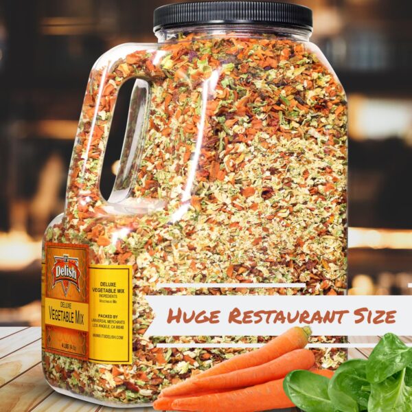Deluxe Dried Vegetable Soup Mix by Its Delish, 4 LB Restaura...