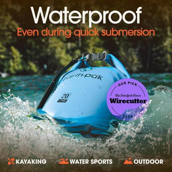 Earth Pak Waterproof Dry Bag - Roll Top Waterproof Backpack ...