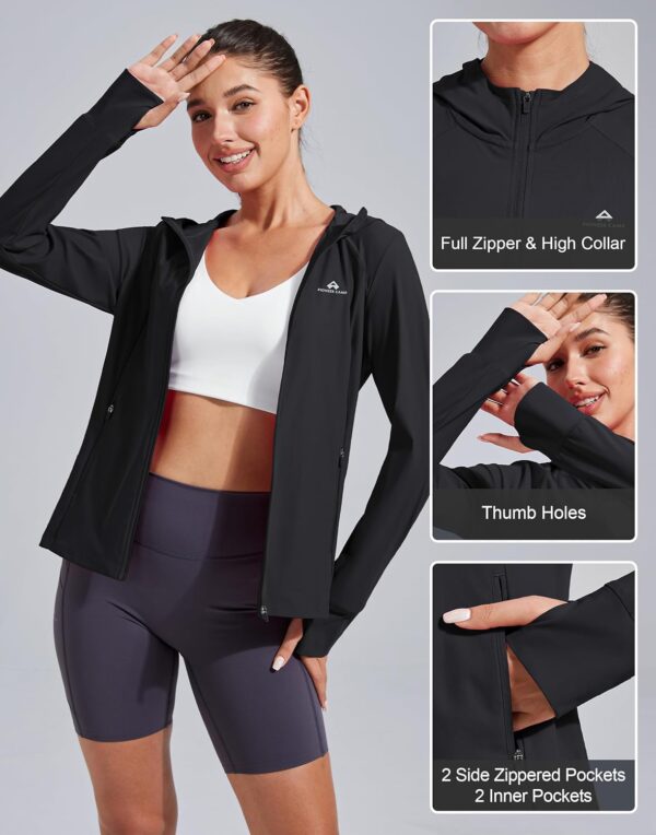 Pioneer Camp Women's UPF 50+ UV Sun Protection Jacket Hooded...