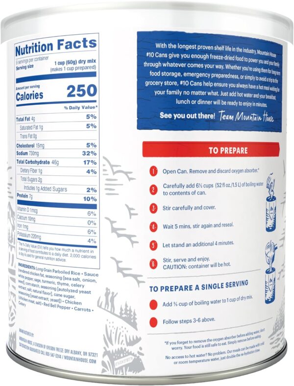 Mountain House Rice & Chicken | Freeze Dried Survival & Emer...