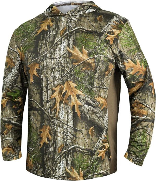 LOOGU Men’s Hunting Camo Shirt Lightweight, Camouflage Shirt...