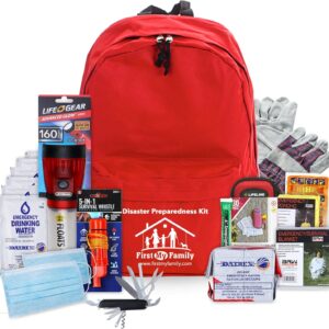 First My Family All-in-One Premium 1-Person Emergency Surviv...