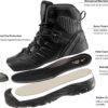 NORTIV 8 Men's Safety Steel Toe Work Boots Breathable Ankle ...