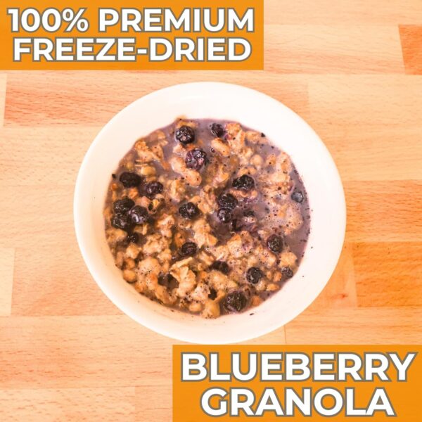 Nutristore | Freeze-Dried Blueberry Granola | Emergency Surv...