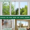 Sliding Door Security Bar, 2 Pack Child Safety Window Locks ...
