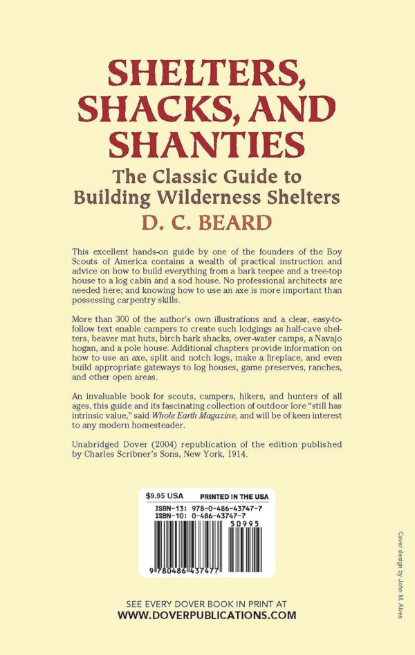 Shelters, Shacks, and Shanties: The Classic Guide to Buildin...