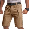 Men's Hiking Cargo Tactical Shorts with Multi Pockets Stretc...