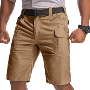 Men's Hiking Cargo Tactical Shorts with Multi Pockets Stretc...